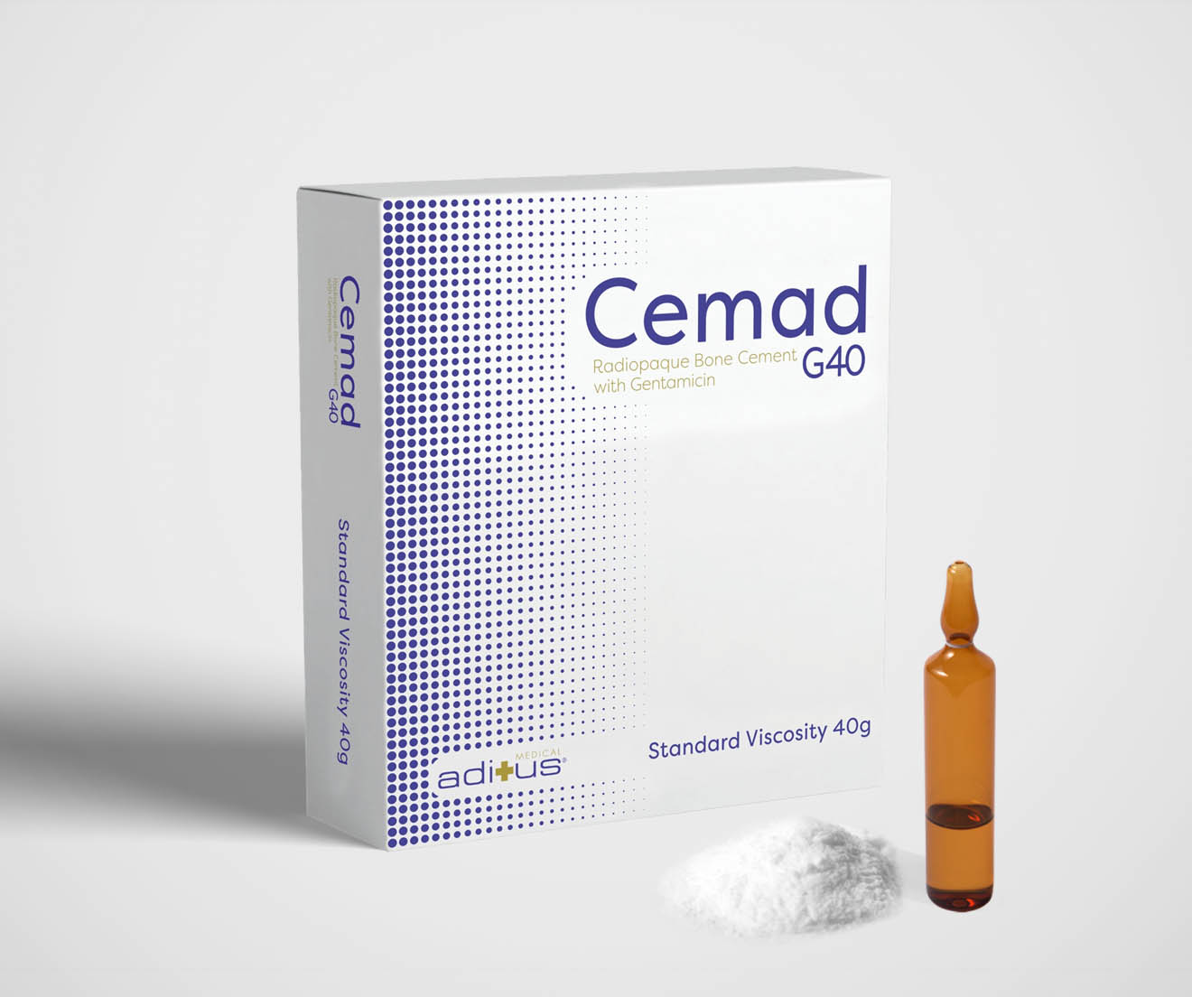 Cemad-G40 STANDARD VISCOSITY BONE CEMENT WITH GENTAMICIN